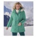 Parka Atlas for Women s kapucí lemovanou umělou kožešinou