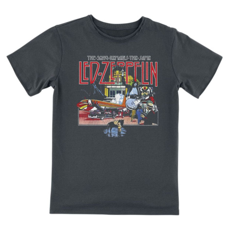 Led Zeppelin Amplified Collection - Kids - The Song Remains The Same Tour detské tricko charcoal