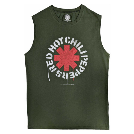 Red Hot Chili Peppers tílko, Stencil Green, pánské RockOff