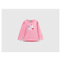 Benetton, Long Sleeve T-shirt With Print