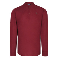 G783 DEWBERRY JUDGE COLLAR MEN'S SHIRT-BURGUNDY