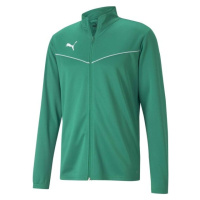 Puma TEAMRISE TRAINING POLY JACKET Pánská mikina, zelená, velikost