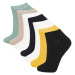 DEFACTO Men's Comfortable Elastic 7-Pack Cotton Ankle Socks