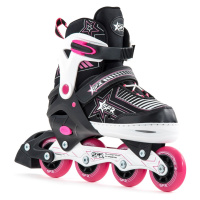 SFR Pulsar Adjustable Children's Inline Skates - Pink - UK:3J-6J EU:35.5-39.5 US:M4-7