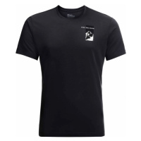 Jack Wolfskin VONNAN S/S GRAPHIC T Pánské tričko, černá, velikost
