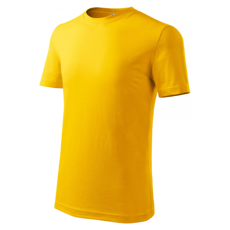 Dětské tričko klasické na leto, žlutá