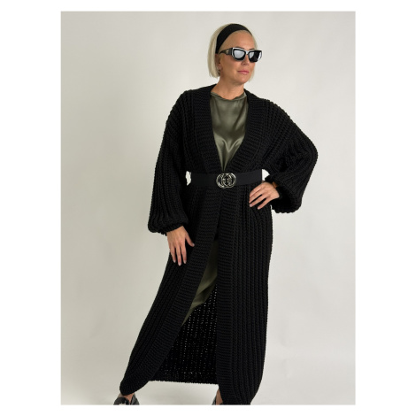 Černý svetrový kardigan INGROSSO