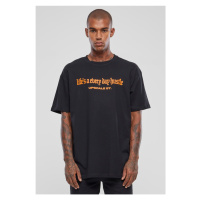 Pánské tričko krátký rukáv // Mister Tee / Hustle Oversize Tee black