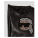 Rukavice karl lagerfeld k/ikonik 2.0 rhnstn fl glove černá