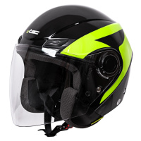 W-TEC Nankko Moto helma černá/žlutá fluo