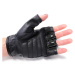 MTHDR bezprstové rukavice pobíjené černá