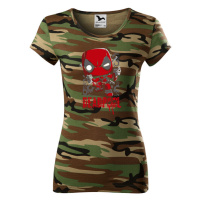 Dámské tričko s potiskem Deadpool pro fanoušky Marvelovek