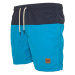 Pánské koupací kraťasy Urban Classics Block Swim Shorts - nvy/tur