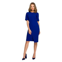 Stylove Dámské mini šaty Estridamor S317 chrpově modrá Tmavě modrá