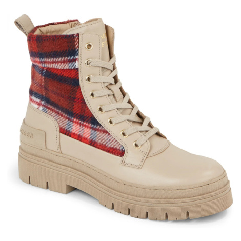 Tommy Hilfiger dámské béžové kotníkové boty FW0FW07670 41