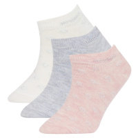 DEFACTO Girl 3-pack Cotton Booties Socks