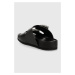 Kožené pantofle Mexx Lia dámské, černá barva, MXSY008201W
