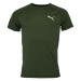 Puma EVOSTRIPE TEE Pánské tričko, tmavě zelená, velikost