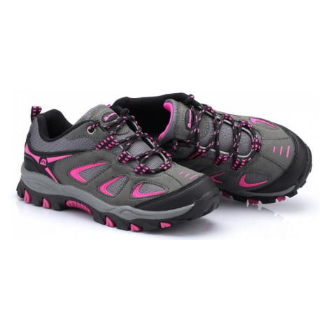 Dětské boty Alpine Pro HARTLEY - šedo-růžová