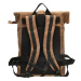 Hide & Stitches Hnědý kožený batoh na notebook „Ellegance“ 19L