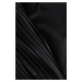 Šaty karl lagerfeld faux leather dress černá