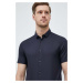 Košile Armani Exchange pánská, tmavomodrá barva, regular, s klasickým límcem, 8NZC51 ZNYXZ NOS