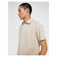 Koton Basic T-Shirt Polo Neck Cotton