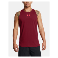 Pánské tílko Under Armour UA Zone Tank-RED - Pánské