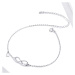 GRACE Silver Jewellery Stříbrný náramek Infinity Love, stříbro 925/1000, nekonečno NR-SCT019/1 S