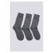 PONOŽKY 3-PACK GANT MERCERIZED COTTON SOCKS 3-PACK šedá