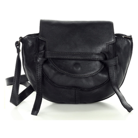 Sedlová kabelka kožená listonoška messenger bag Marco Mazzini handmade