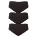 3PACK dámské kalhotky Under Armour černé (1325616 001)