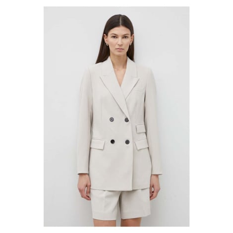 Sako Bruuns Bazaar BrassicaBBLinda blazer béžová barva, BBW3307