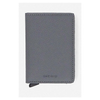 Peněženka Secrid šedá barva, peněženka Secrid Slimwallet Carbon SCA-COOL GREY