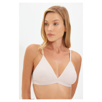 Trendyol Powder Polyamide Triangle Capless Bralet Knitted Bra