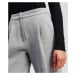 Tepláky karl lagerfeld double jersey sweatpants light grey melange