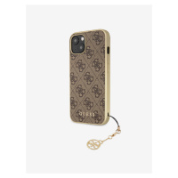 Guess 4G Charm Zadní Kryt pro iPhone 13 Brown