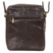 Sendi Design Pánská kožená taška přes rameno DANDY hnědá