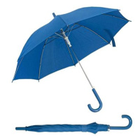 Derby Dětský holový vystřelovací deštník, modrá, plná barva modrá