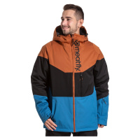 Meatfly pánská SNB & SKI bunda Hoax Premium Brown/Black/Blue | Hnědá