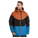 Meatfly pánská SNB & SKI bunda Hoax Premium Brown/Black/Blue | Hnědá