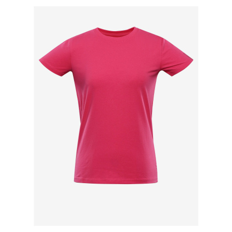 Tmavě růžové dámské basic tričko NAX DELENA