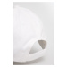 Bavlněná čepice Emporio Armani bílá barva, s aplikací