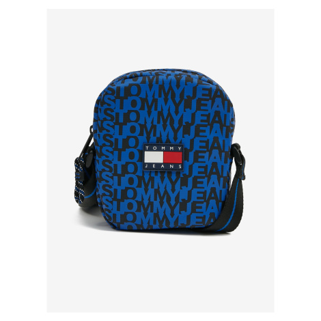 Modrá pánská vzorovaná taška přes rameno Tommy Jeans Logoman Tommy Hilfiger