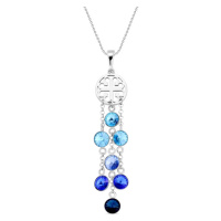 Náhrdelník se Swarovski Elements Dream Catcher NDR1122SS29AQSA Aqua