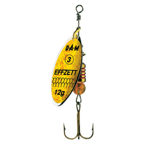 DAM Třpytka Effzett Predator Spinner Reflex Yellow - 17g vel.4
