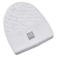 Under Armour Halftime Cable Knit Beanie White