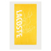 Ručník Lacoste žlutá barva