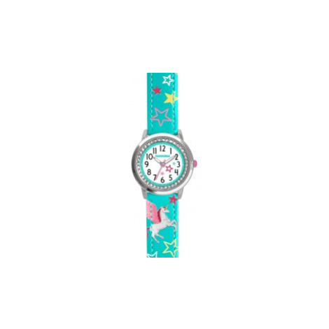 CLOCKODILE Tyrkysové dívčí dětské hodinky JEDNOROŽEC CWG5160