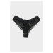 Spodní prádlo karl lagerfeld tailored lace bikini brief černá
